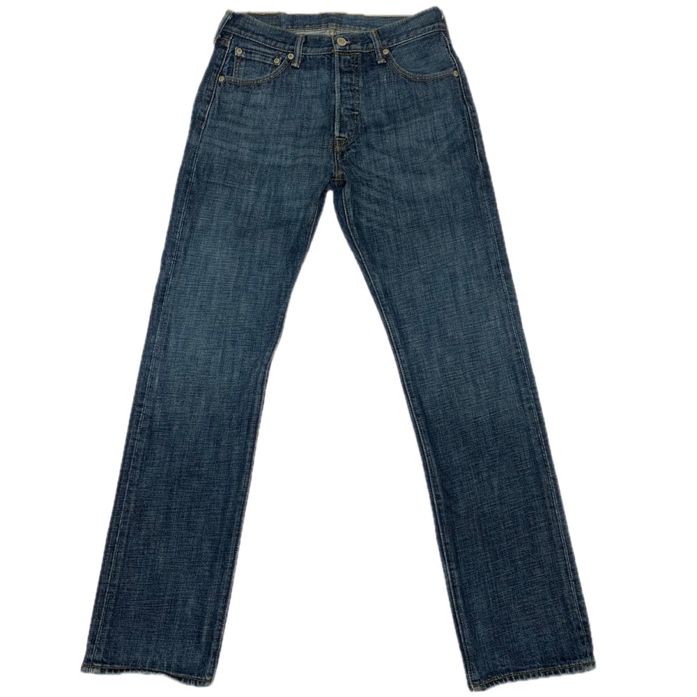 Levi’s 501 Original Fit Straight Leg Button Fly Jeans 30x32 - Picture 3 of 15